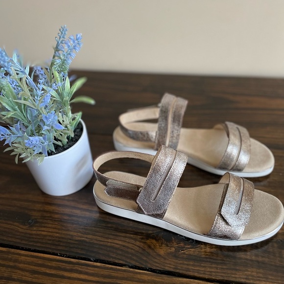 Vaneli Shoes - VANELi Espy Metallic Gold Sandal